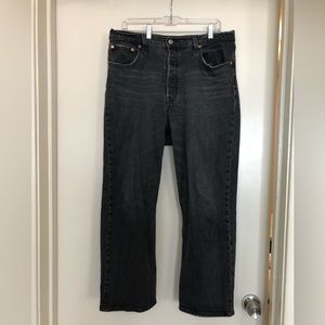 Levi’s black Ribcage jeans 32 high waisted